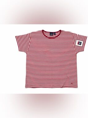 NWT Casual Striped Tee - Red White Dockers Modern Classics 2X